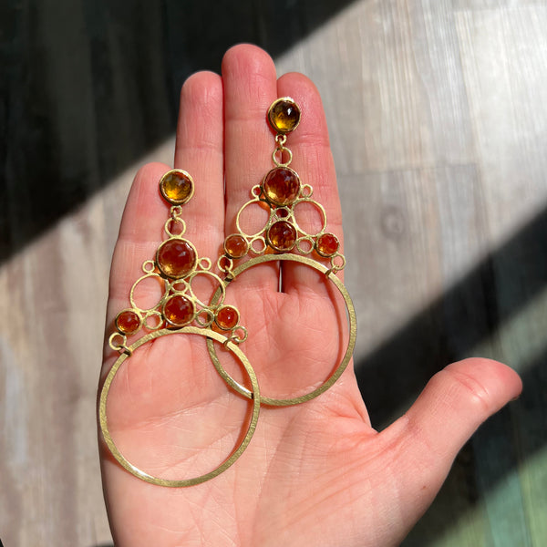 Custom Citrine Classico Earrings