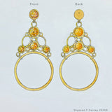 Custom Citrine Classico Earrings